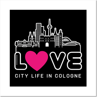 Love City Life in Cologne Posters and Art